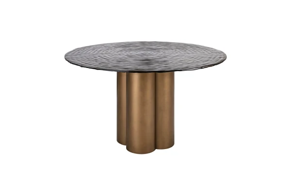 Трапезна маса GLASTONBURRY GOLD ANTIQUE Ø135 Richmond - 1 - stolbg.com