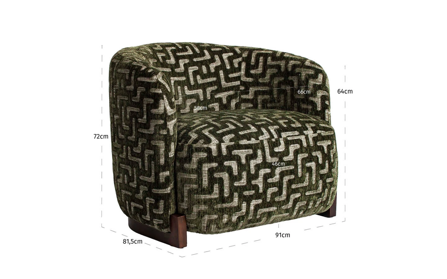 Кресло HANNAH MOSS LABYRINTH Richmond - 6 - stolbg.com