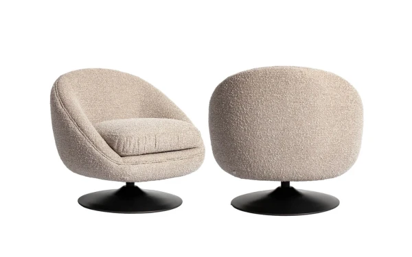 Кресло NODO NATURAL CHUNKY SWIVEL Richmond - 1 - stolbg.com