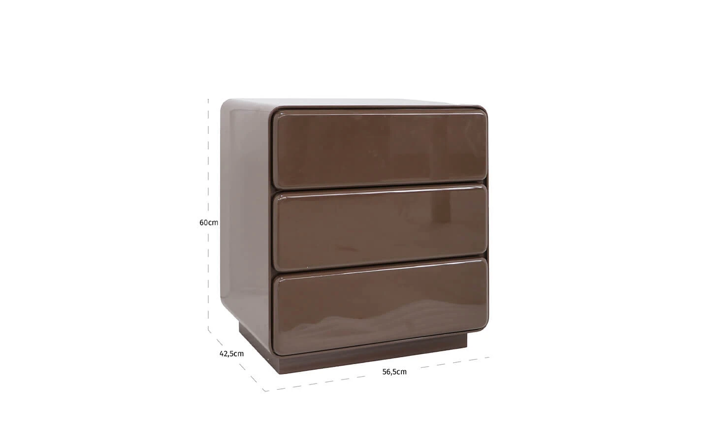 Нощно шкафче DEMY CHESTNUT Richmond - 6 - stolbg.com
