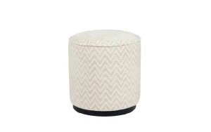 Табуретка LEXIE BEIGE CHEVRON Ø45 Richmond - 1 - stolbg.com