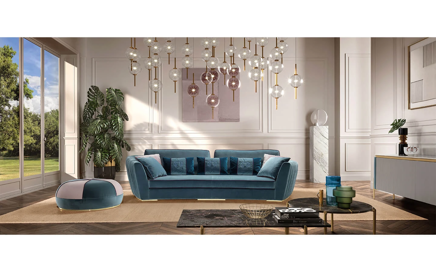 Диван TREVI GLAM FormerIn - 2 - stolbg.com