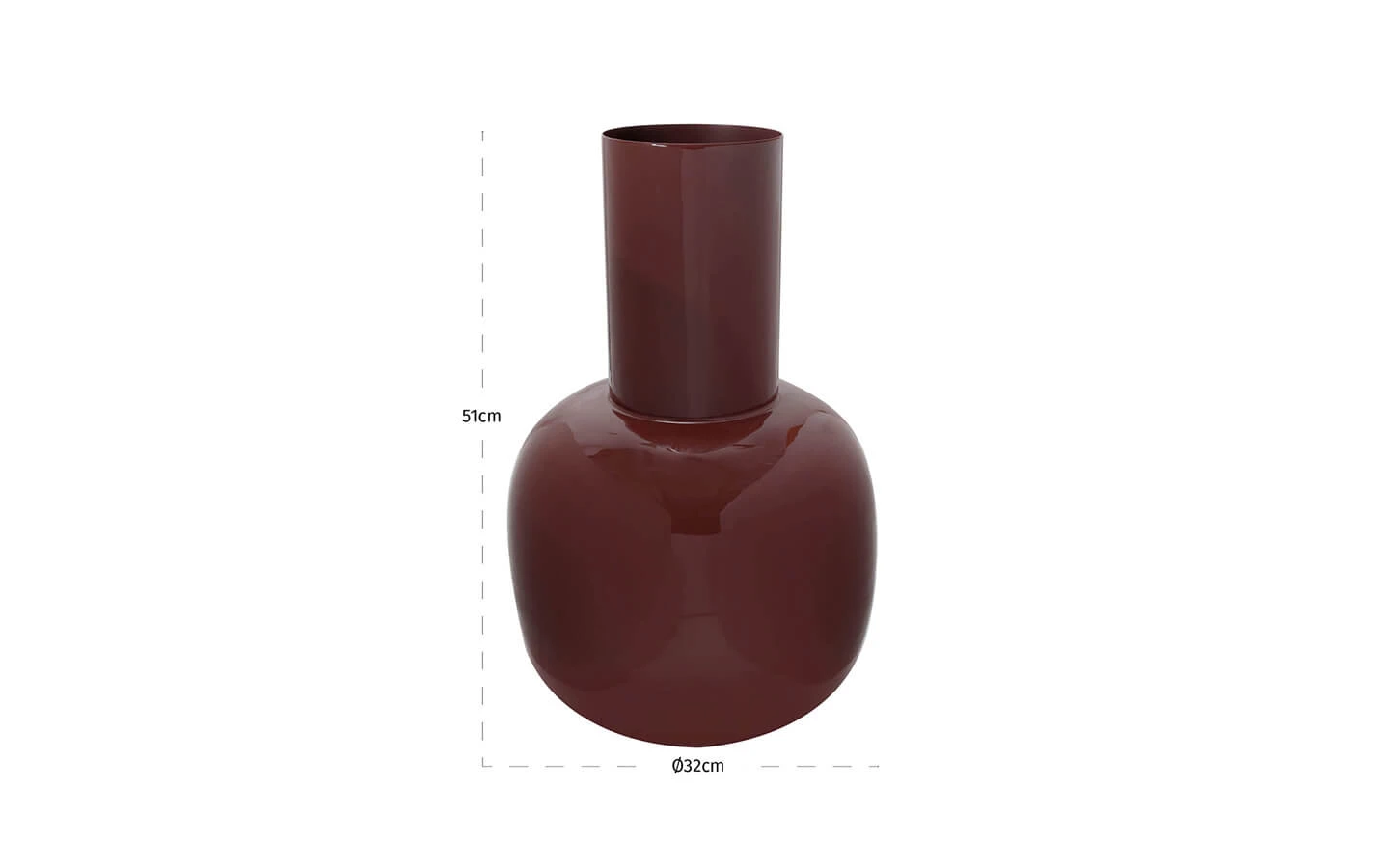 Ваза LILY SABLE BROWN Richmond - 2 - stolbg.com