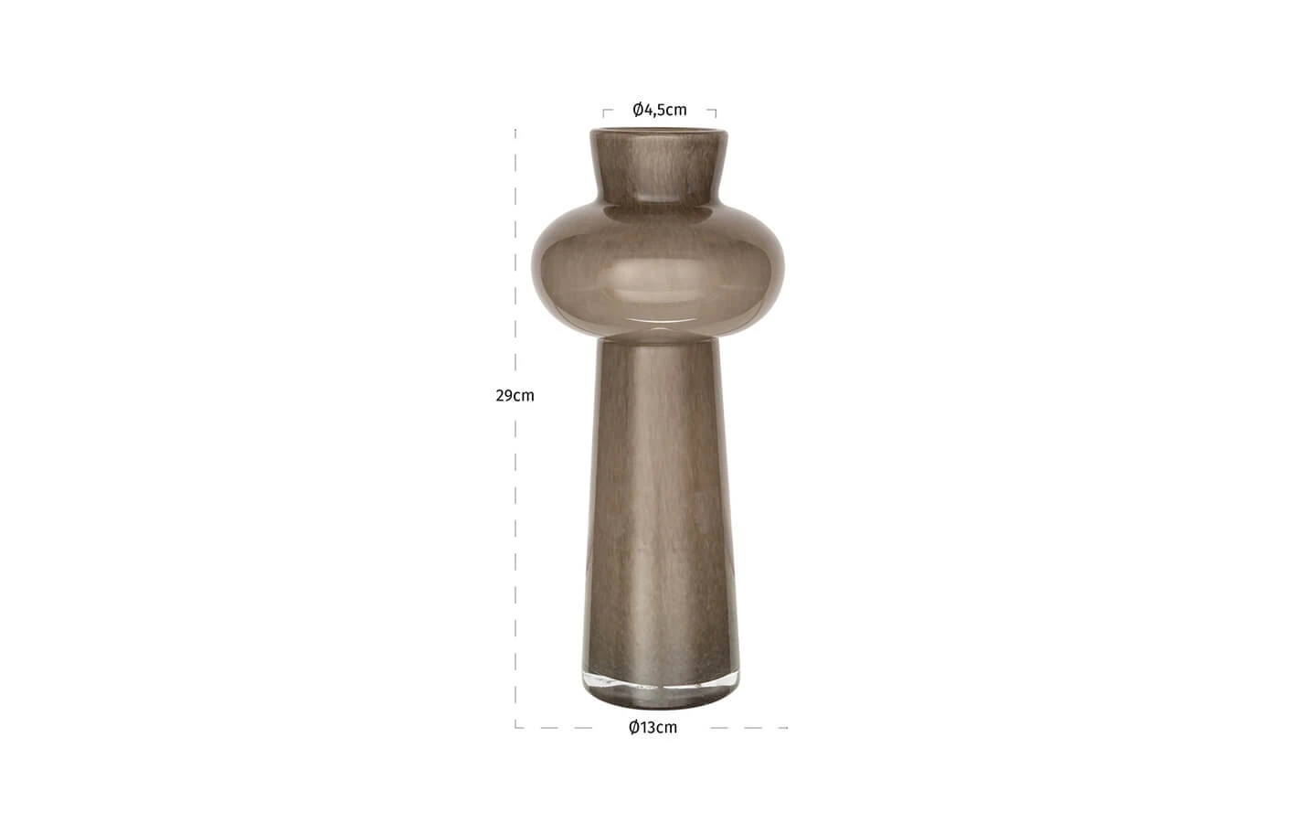 Ваза LUNOR TAUPE SMALL Richmond - 4 - stolbg.com