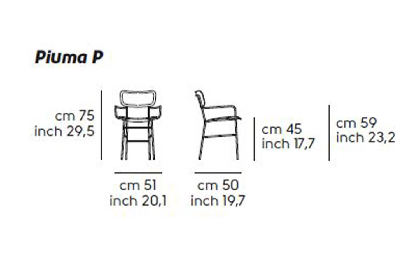 Стол PIUMA P Midj - 4 - stolbg.com