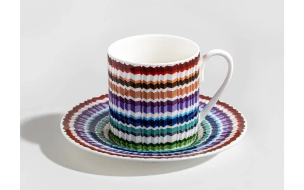 Чаша за кафе с чинийка WAVES Missoni Home - 1 - Stolbg.com