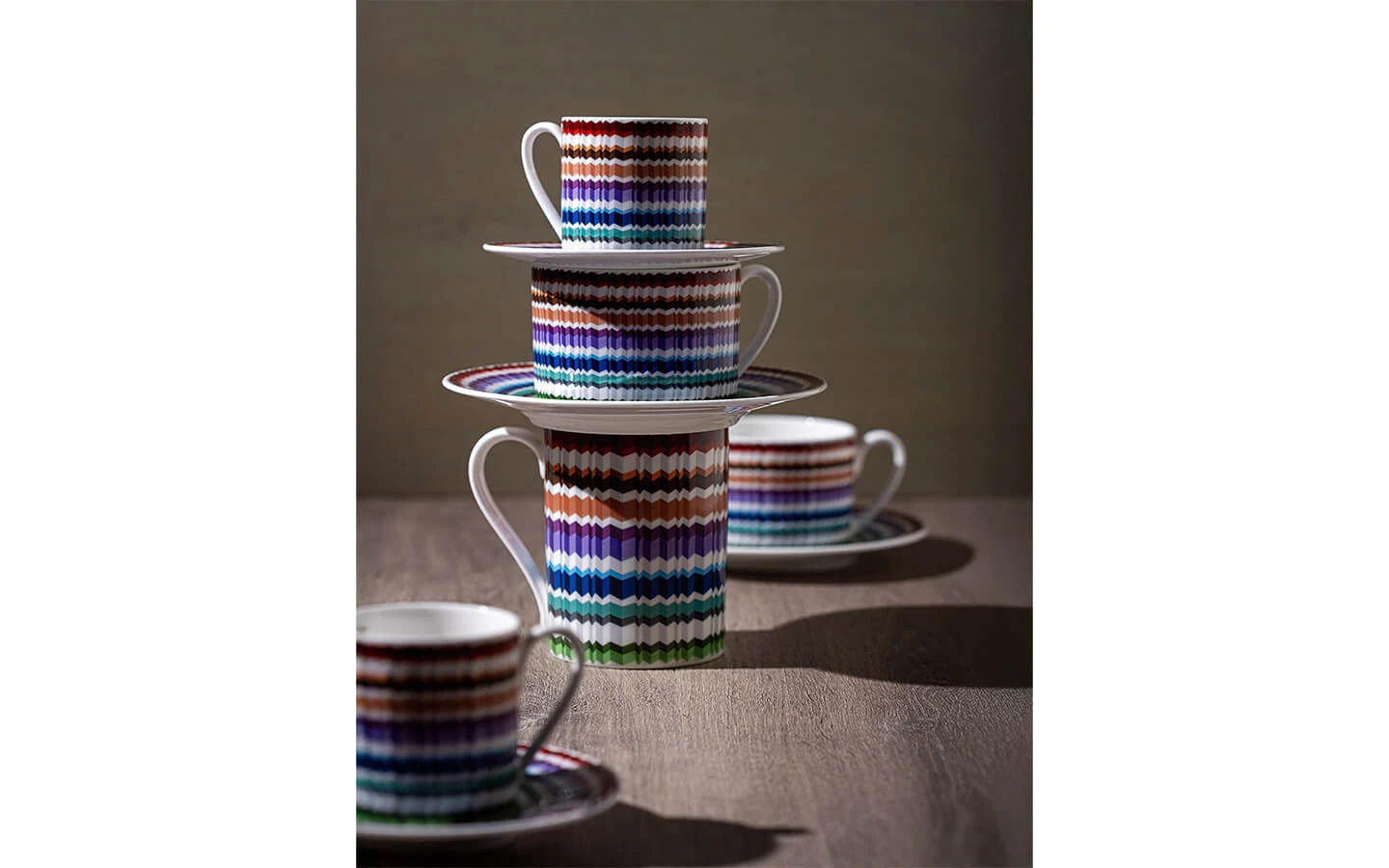 Чаша за кафе с чинийка WAVES Missoni Home - 3 - Stolbg.com