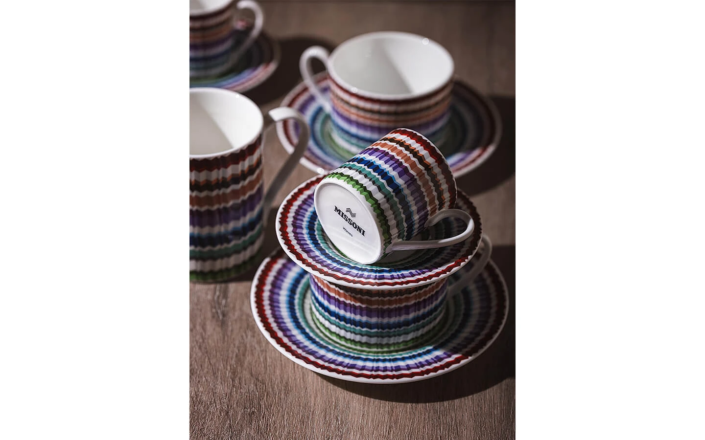 Подаръчен комплект за чай WAVES, Сет от 4 части Missoni Home - 3 - Stolbg.com