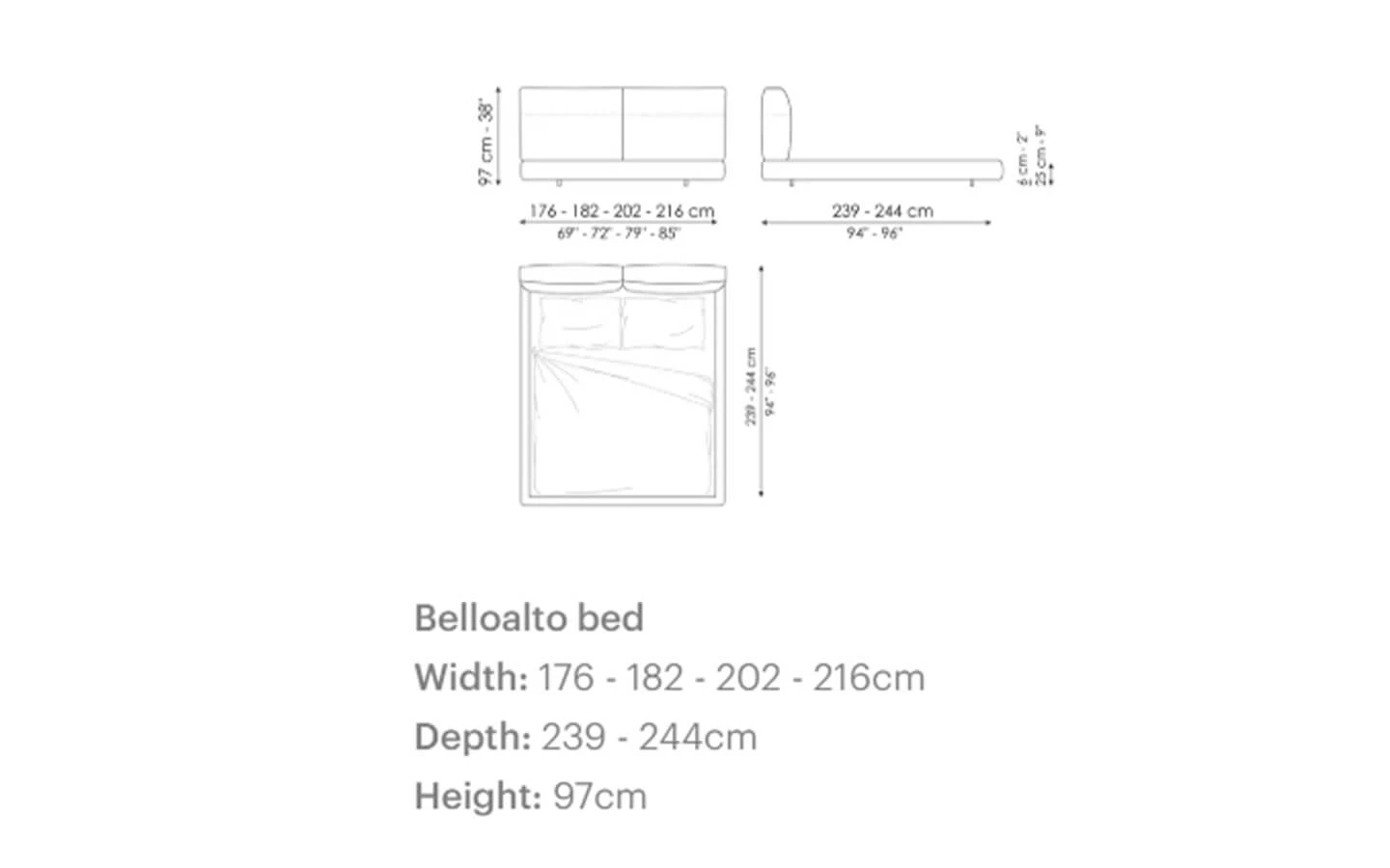 Легло BELLOALTO Bonaldo - 7 - stolbg.com