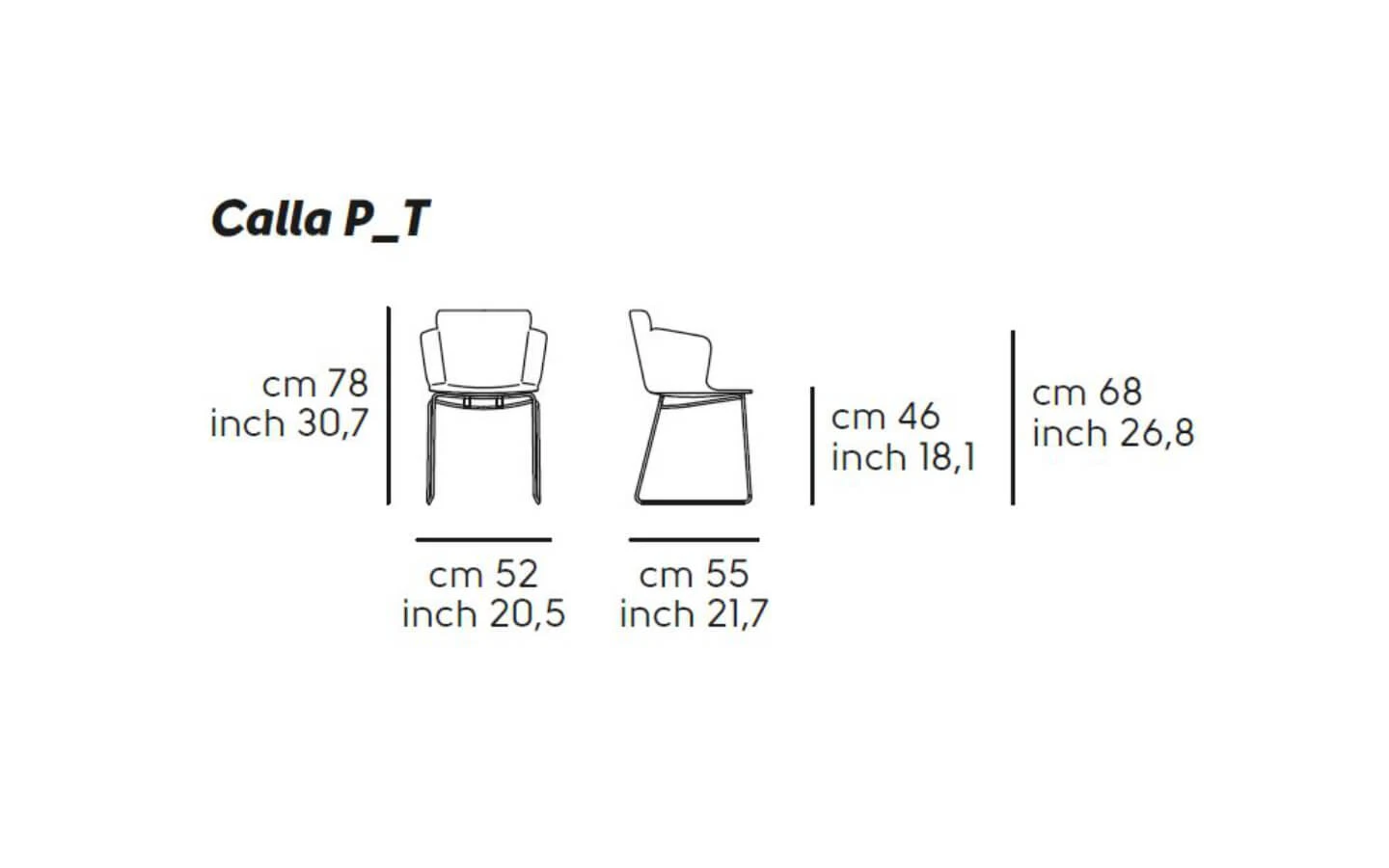 Стол CALLA P M T Midj - 5 - stolbg.com