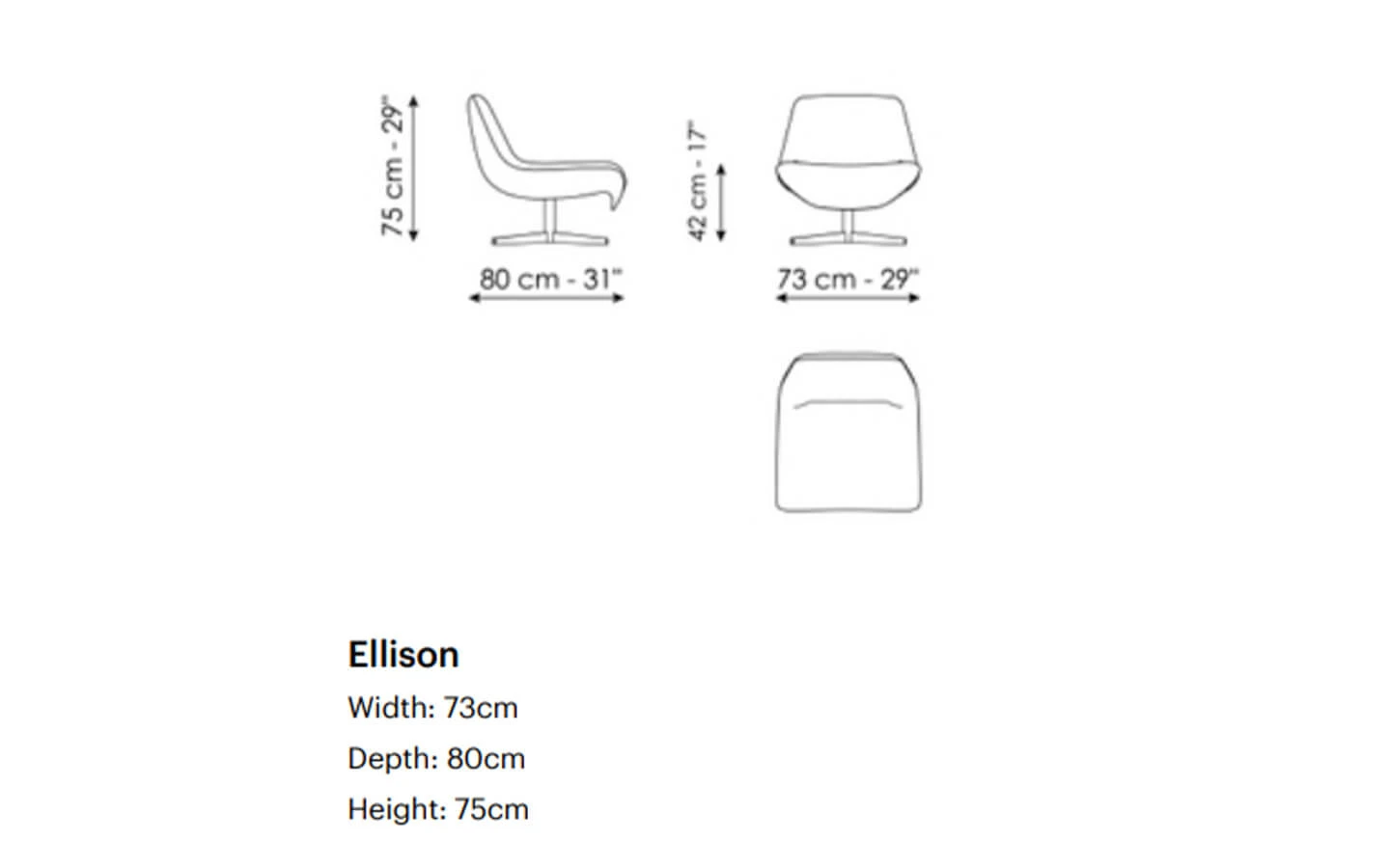 Кресло ELLISON Bonaldo - 5 - stolbg.com