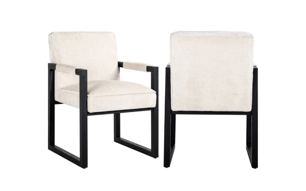 Стол BECK WHITE CHENILLE Richmond - 1 - stolbg.com