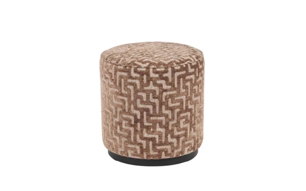 Табуретка LEXIE BROWN LABYRINTH Ø45 Richmond - 1 - stolbg.com