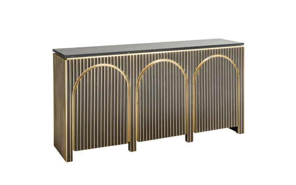 Шкаф LES ARCS BRUSHED GOLD Richmond - 1 - stolbg.com