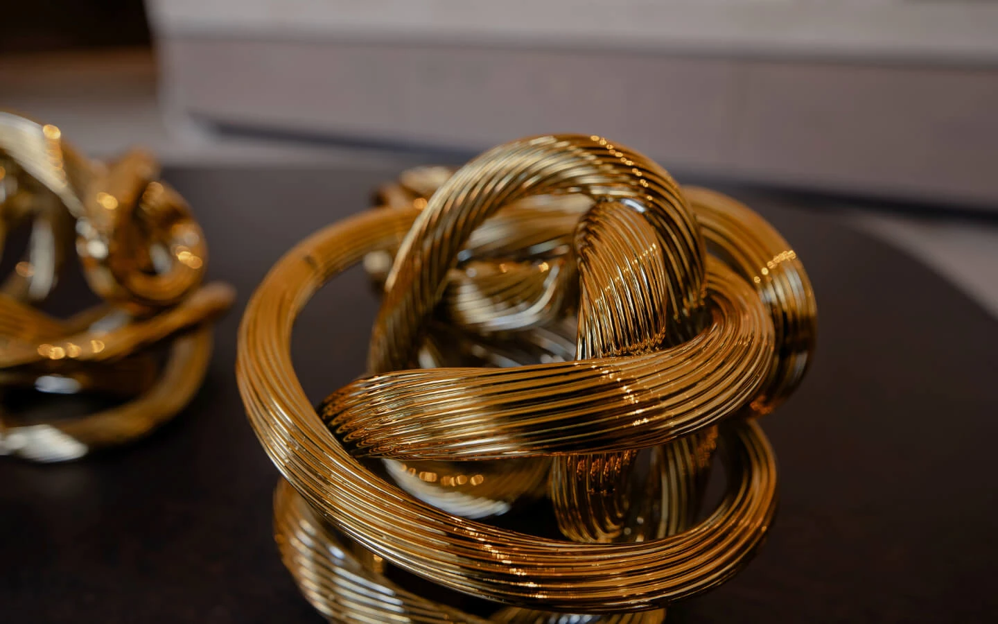 Декоративен предмет SPHERES OF GLASS, сет от 3 Ateliers - 6 - stolbg.com