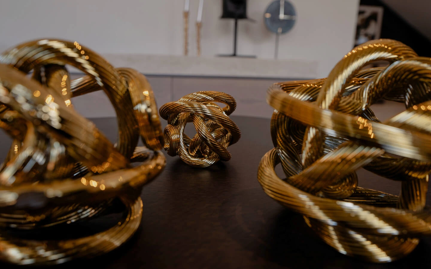 Декоративен предмет SPHERES OF GLASS, сет от 3 Ateliers - 7 - stolbg.com
