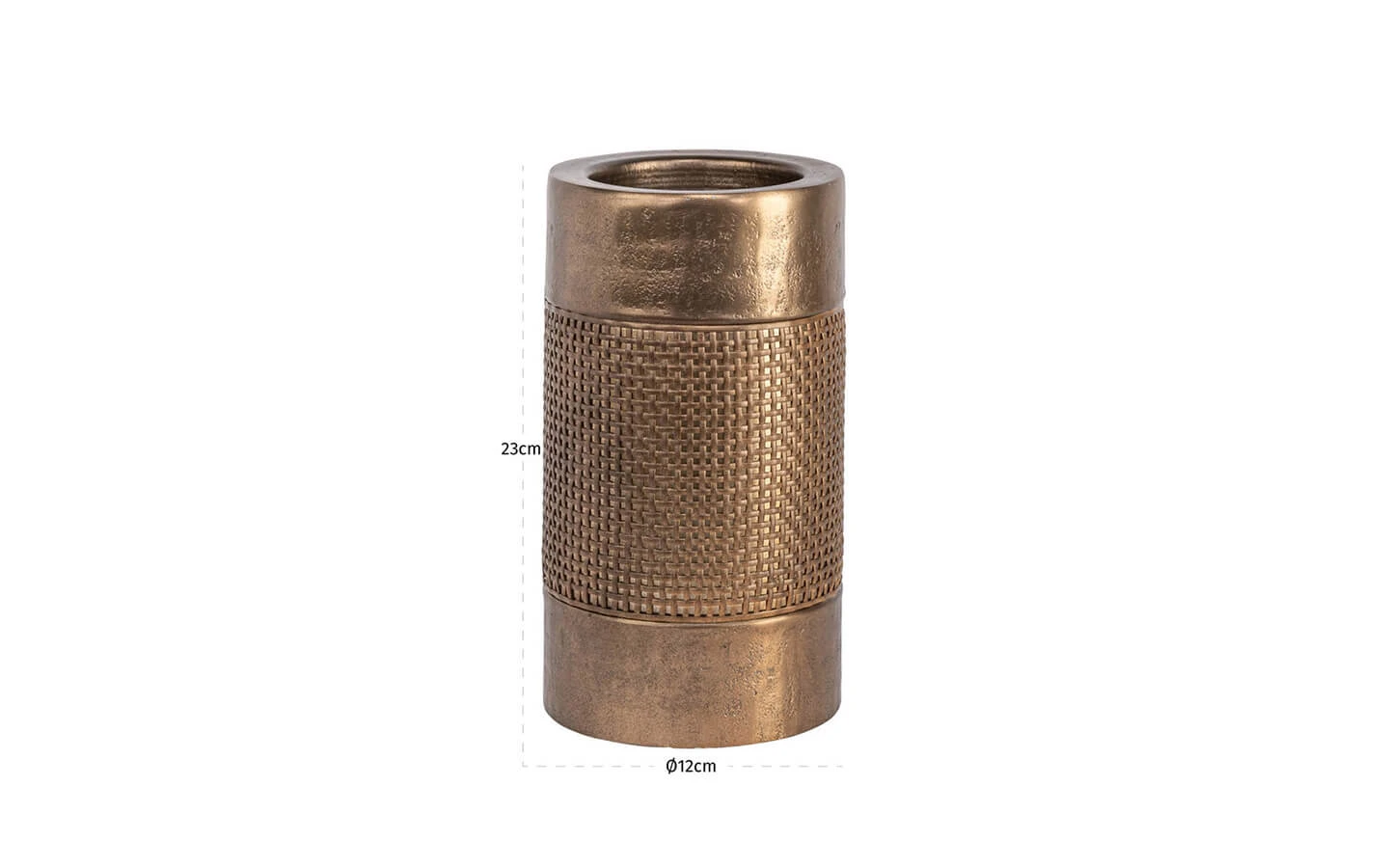 Свещник AYA BRUSHED GOLD SMALL Richmond - 12 - stolbg.com