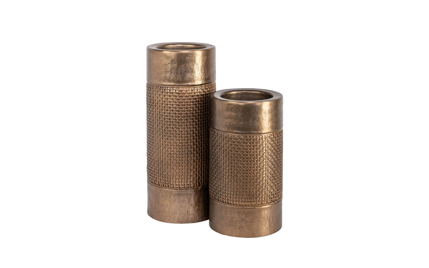 Свещник AYA BRUSHED GOLD SMALL Richmond - 2 - stolbg.com