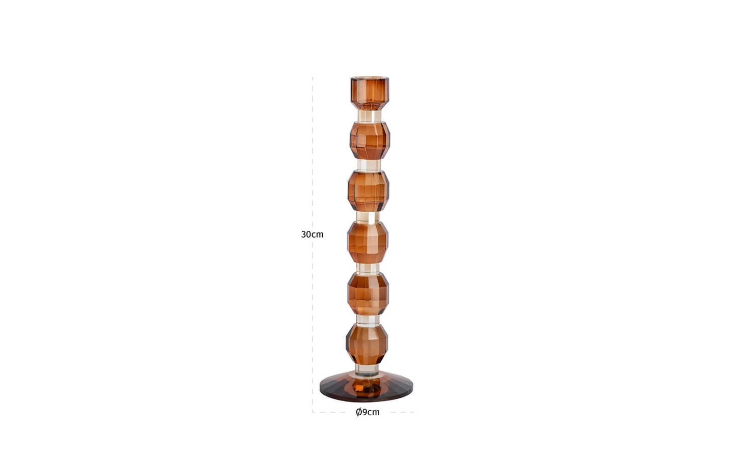 Свещник LOWAN BROWN LARGE Richmond - 7 - stolbg.com