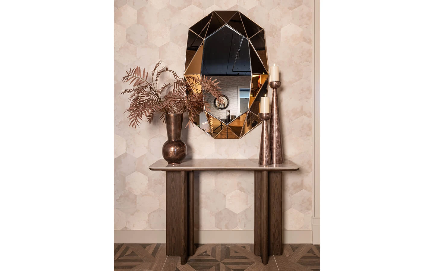 Свещник SAPHIRA SMOKE SMALL Richmond - 4 - stolbg.com