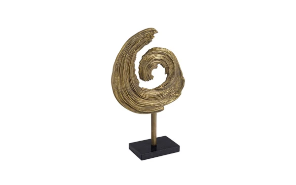 Декоративен предмет SWIRL BRASS ANTIQUE SMALL Richmond - 1 - stolbg.com
