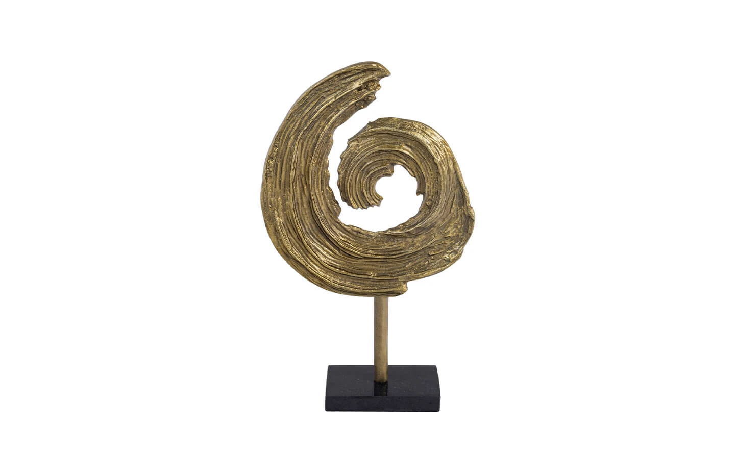 Декоративен предмет SWIRL BRASS ANTIQUE SMALL Richmond - 2 - stolbg.com