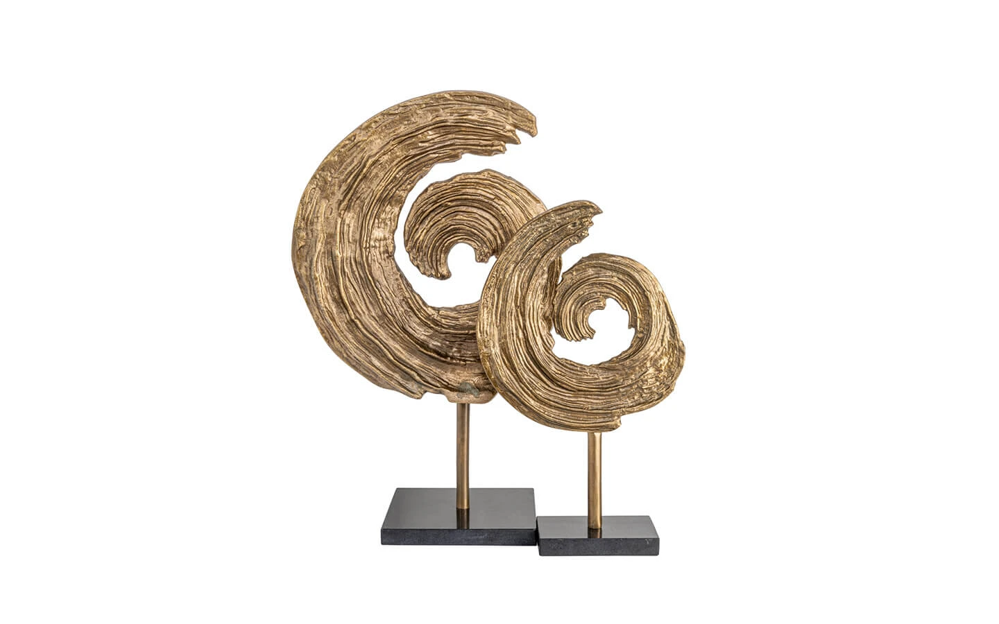 Декоративен предмет SWIRL BRASS ANTIQUE SMALL Richmond - 5 - stolbg.com