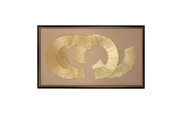 Стенна декорация EDEN BLACK/GOLD Richmond - 1 - stolbg.com