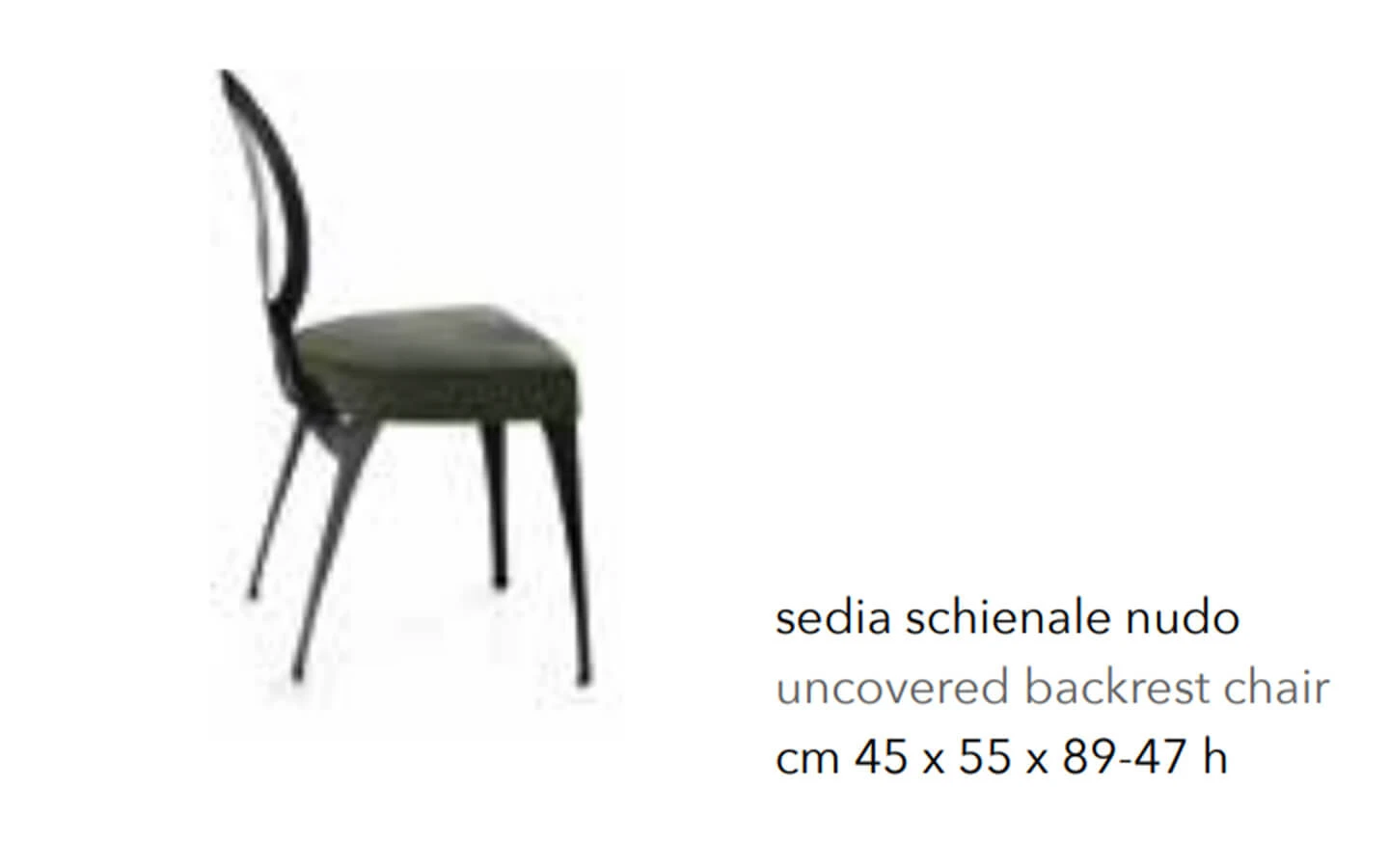 Стол MISS UNCOVERED BACKREST Cantori - 13 - stolbg.com