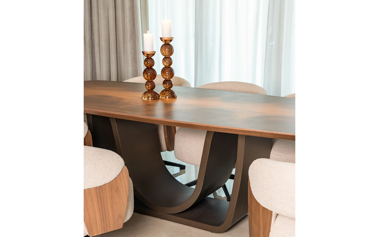 Свещник JOLITA BROWN LARGE Richmond - 5 - stolbg.com