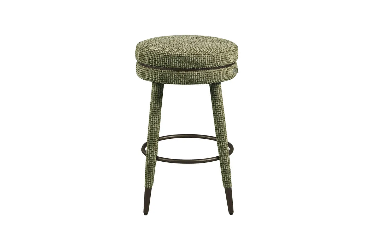 Бар стол TENASHAR GREEN BLOCKWEAVE SWIVEL Richmond - 3 - stolbg.com