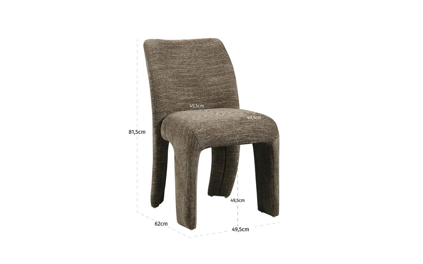 Стол MAYA BROWN SOFTWEAVE, Сет от 2 Richmond - 8 - stolbg.com