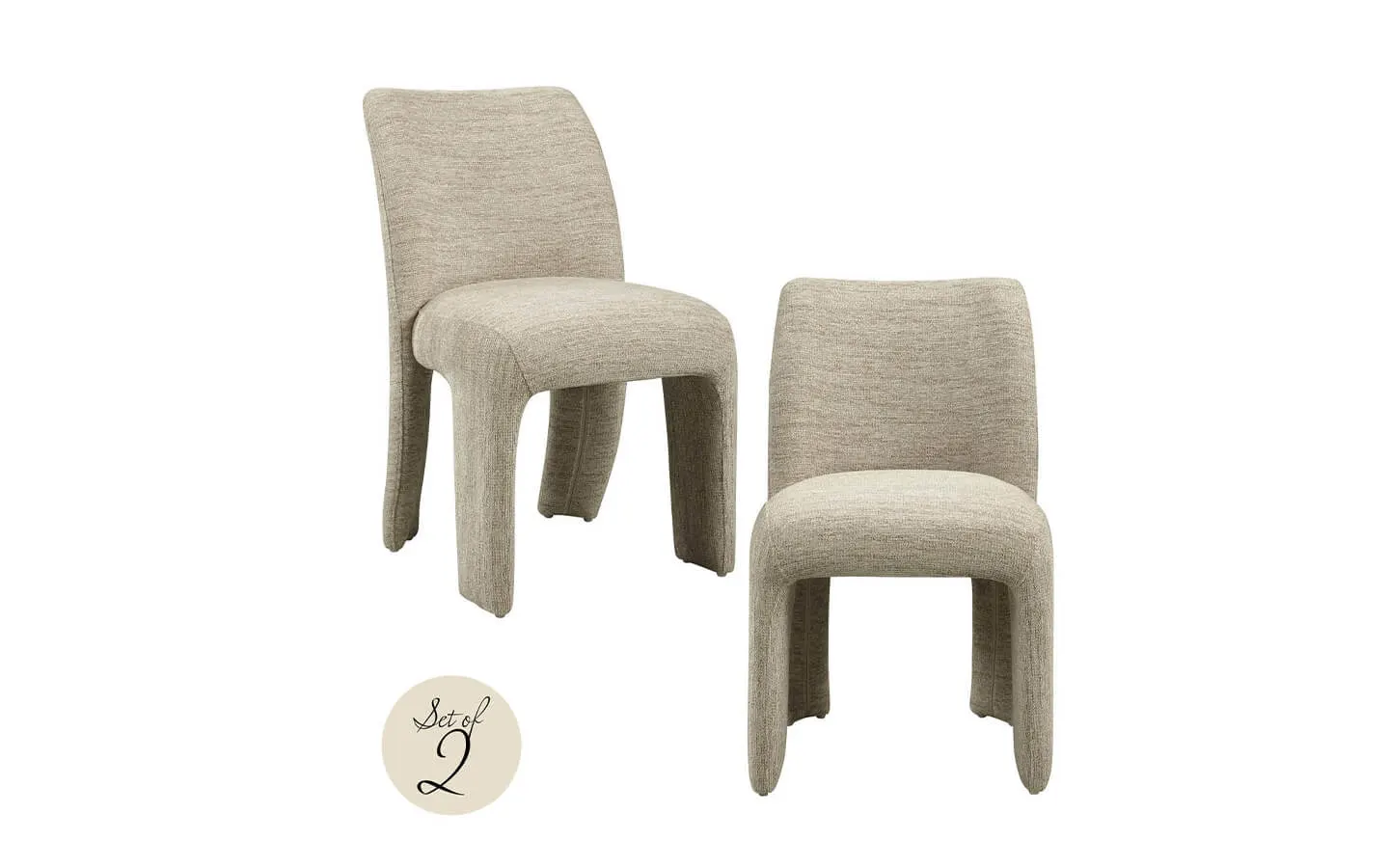 Стол MAYA NATURAL SOFTWEAVE, Сет от 2 Richmond - 1 - stolbg.com