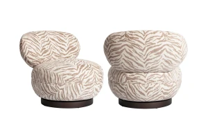 Кресло JACE BEIGE TIGER SWIVEL Richmond - 1 - stolbg.com