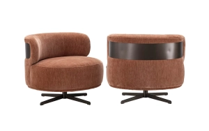 Кресло LAUREN BE STRAIGHT MOCHA MOUSSE SWIVEL Richmond - 1 - stolbg.com