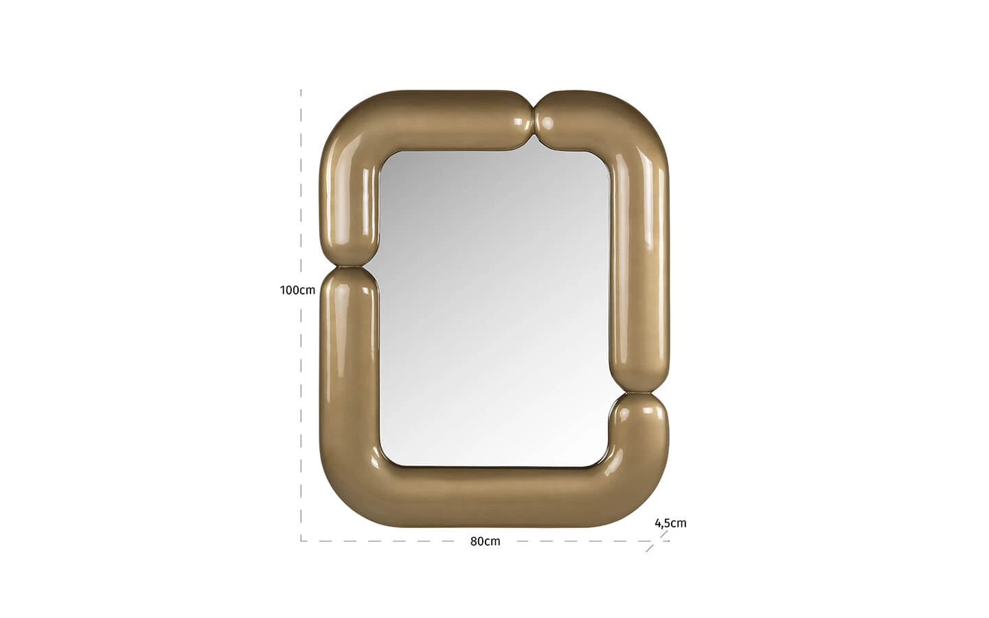 Огледало AUBRY GOLD Richmond - 6 - stolbg.com