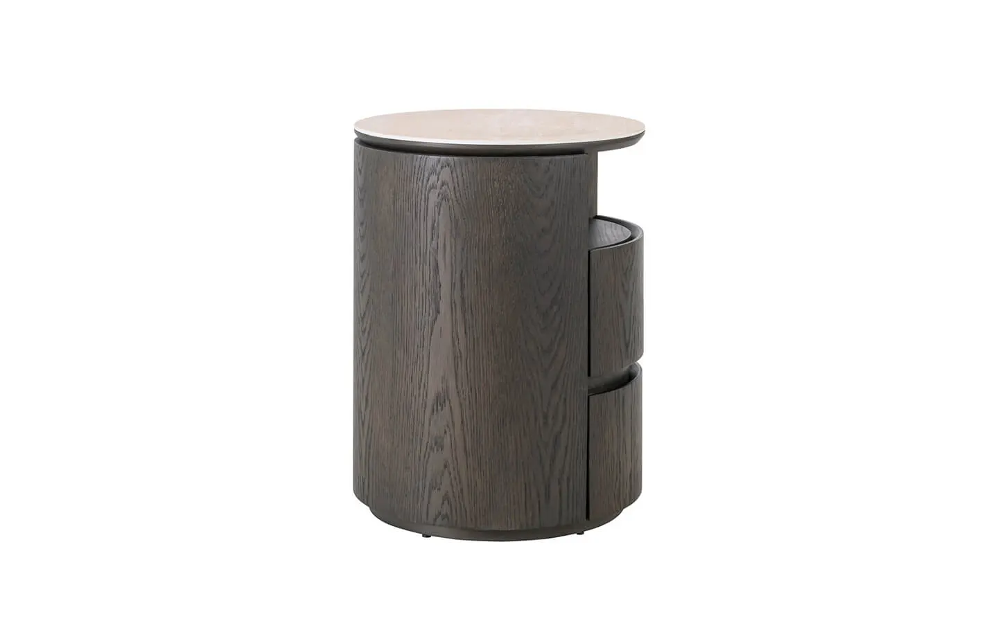 Нощно шкафче NANDO BROWN 2 DRAWERS Richmond - 2 - stolbg.com