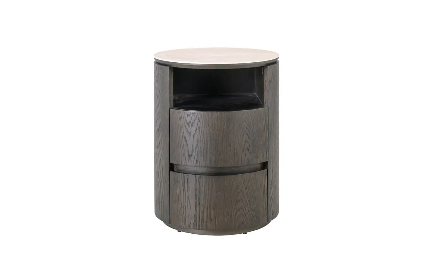 Нощно шкафче NANDO BROWN 2 DRAWERS Richmond - 5 - stolbg.com