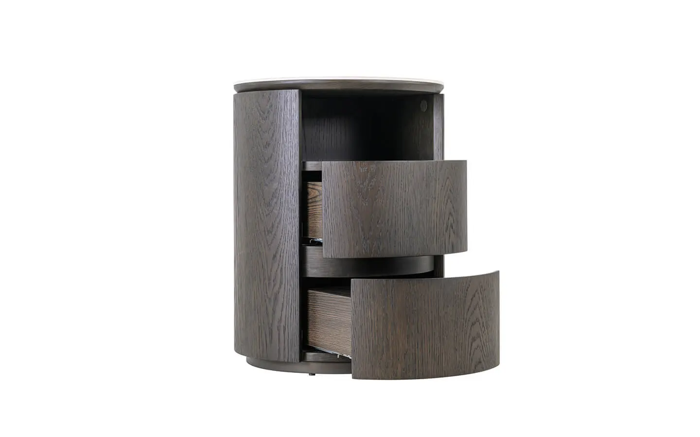 Нощно шкафче NANDO BROWN 2 DRAWERS Richmond - 7 - stolbg.com
