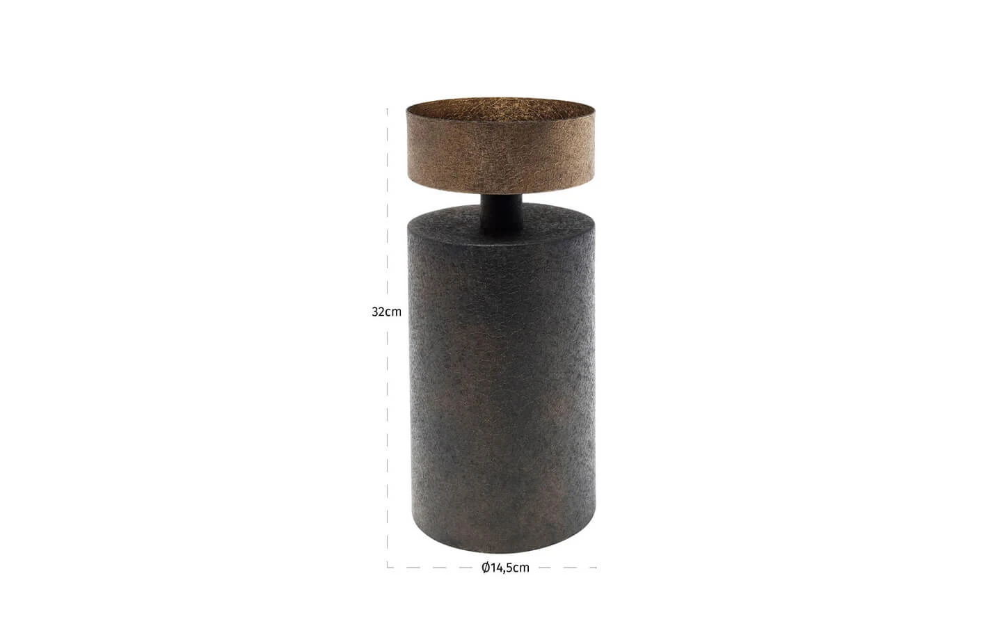 Свещник HARLOW BRASS ANTIQUE SMALL Richmond - 5 - stolbg.com
