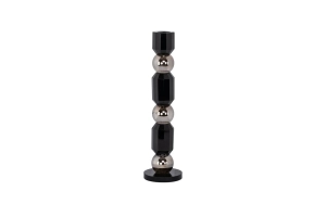 Свещник JESSY BLACK SMALL Richmond - 1 - stolbg.com