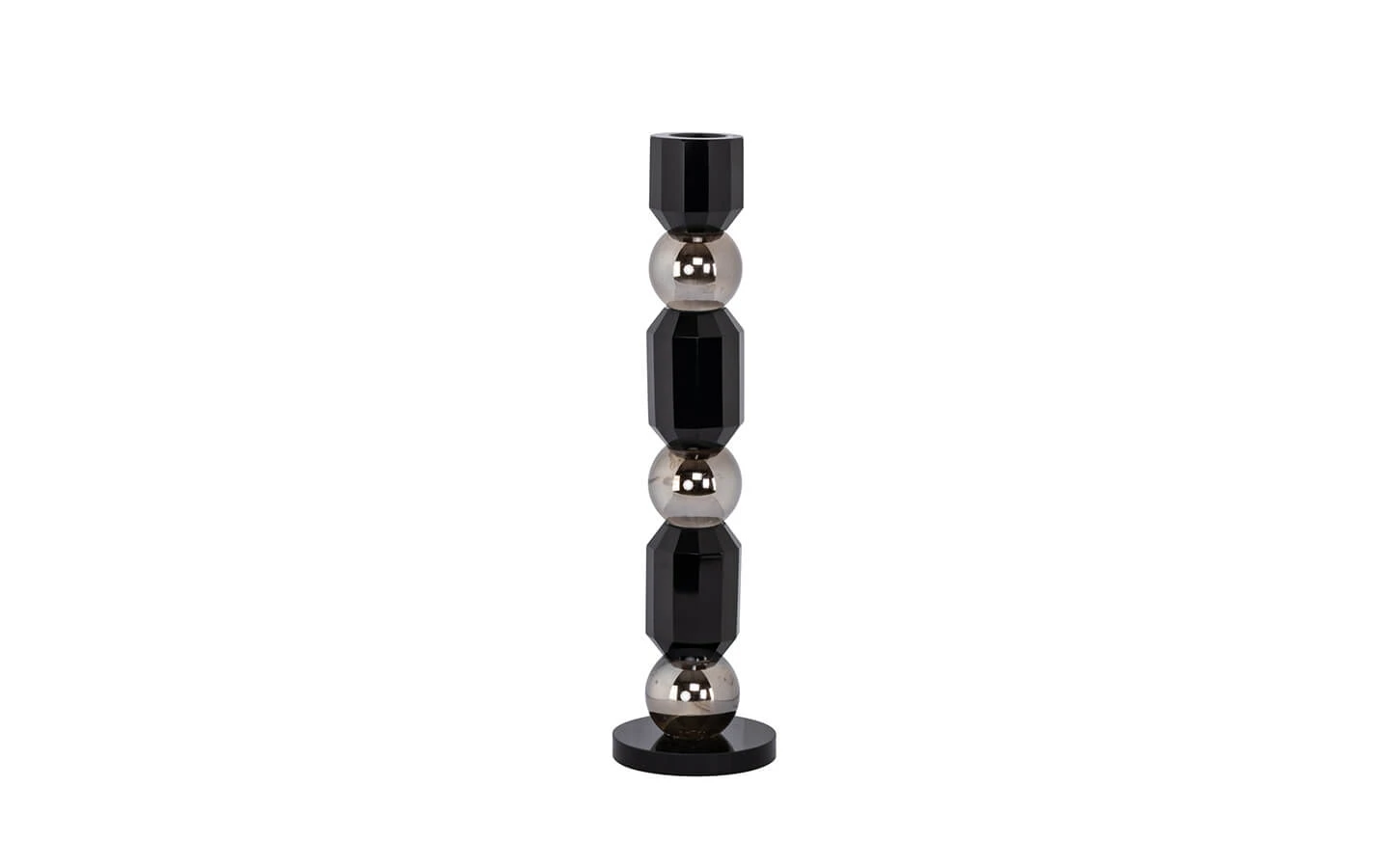 Свещник JESSY BLACK SMALL Richmond - 1 - stolbg.com