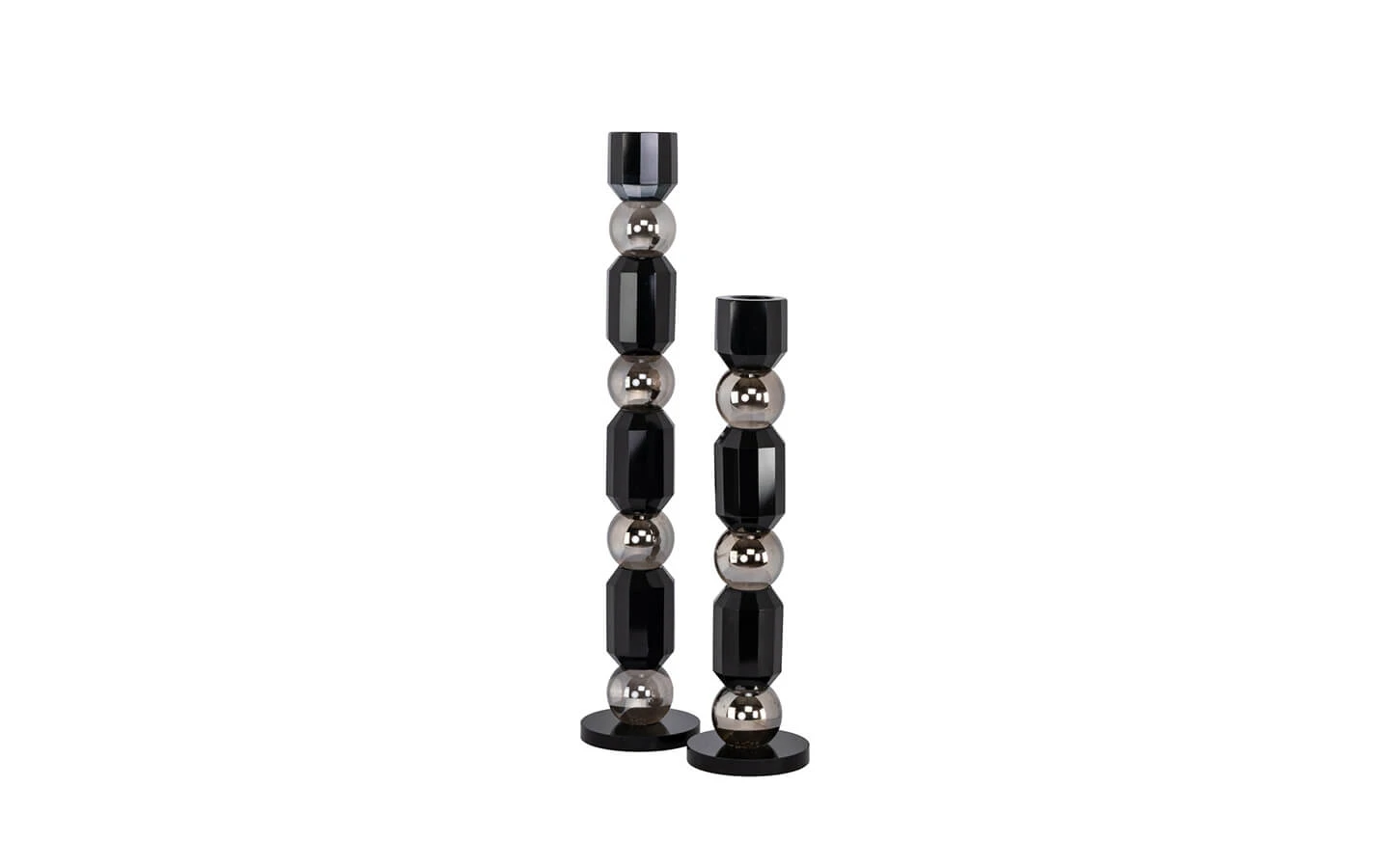 Свещник JESSY BLACK SMALL Richmond - 2 - stolbg.com