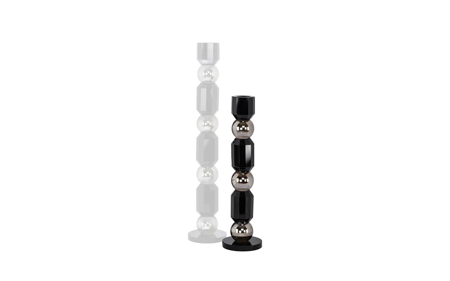 Свещник JESSY BLACK SMALL Richmond - 3 - stolbg.com