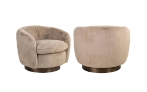 Кресло COLMAR KHAKI FLUFFY SWIVEL Richmond - 1 - stolbg.com