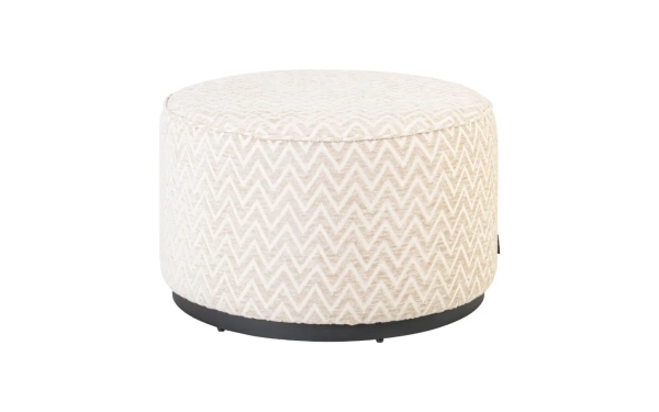 Табуретка LEXIE BEIGE CHEVRON Ø70 Richmond - 1 - stolbg.com